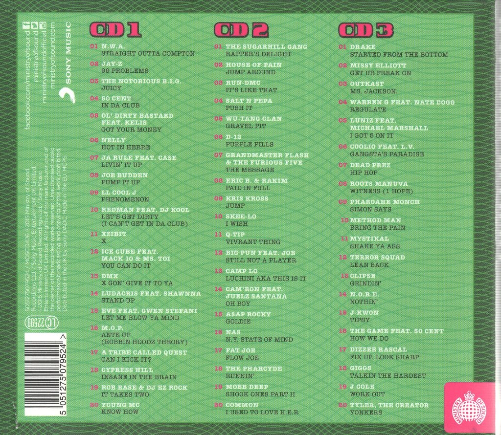Various Artists - Rapper's Delight - Triple Cd