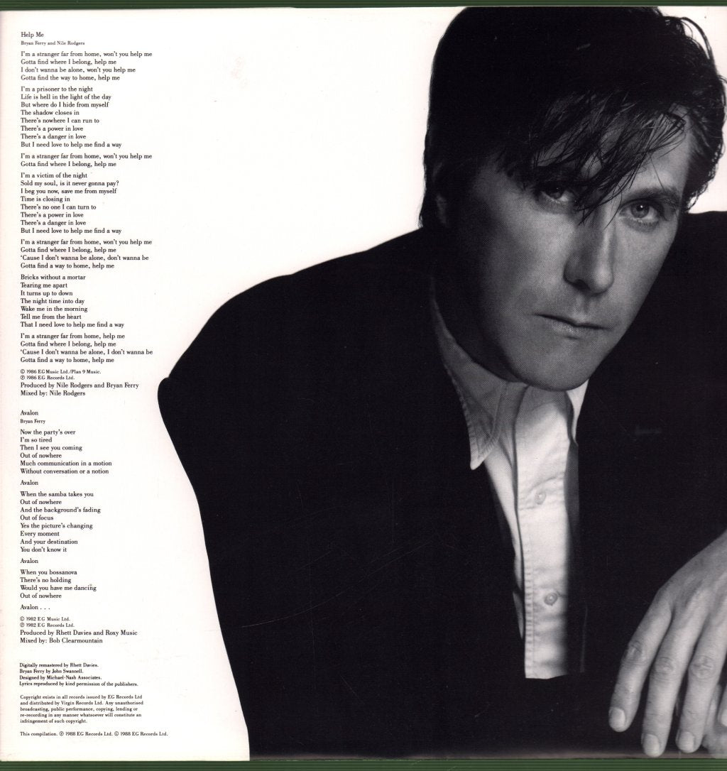 Bryan Ferry And Roxy Music - Ultimate Collection - Lp