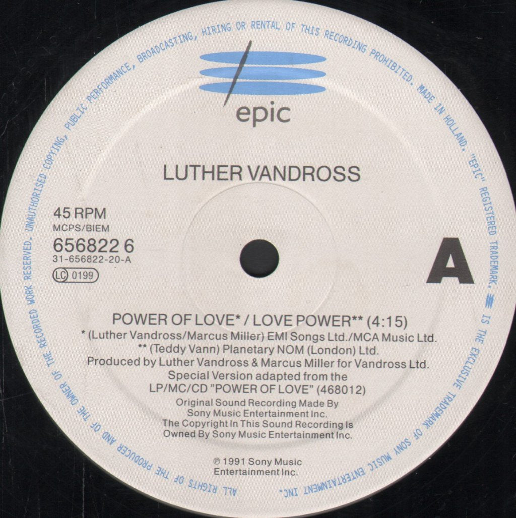 Luther Vandross - Power Of Love - 12 Inch