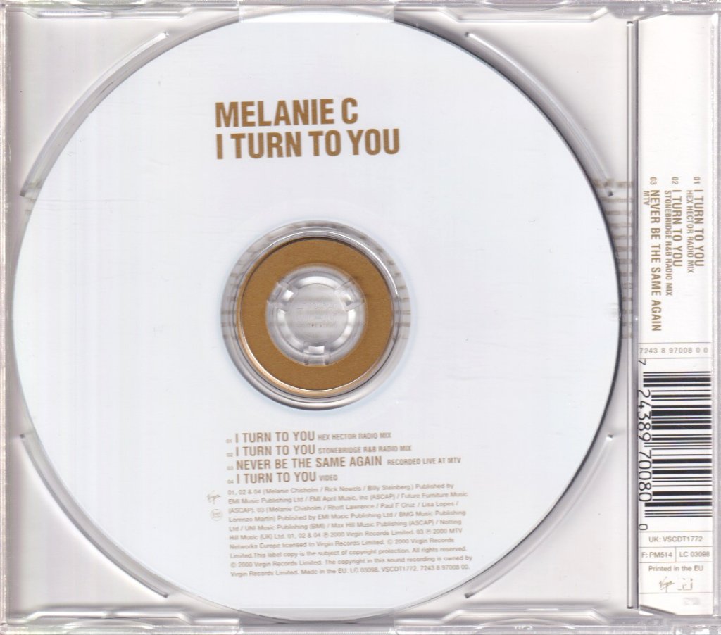 Melanie C - I Turn To You - Cd