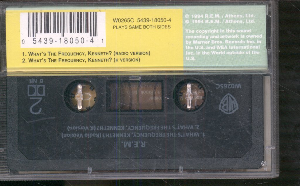 R.E.M. - What's The Frequency, Kenneth? - Cassette