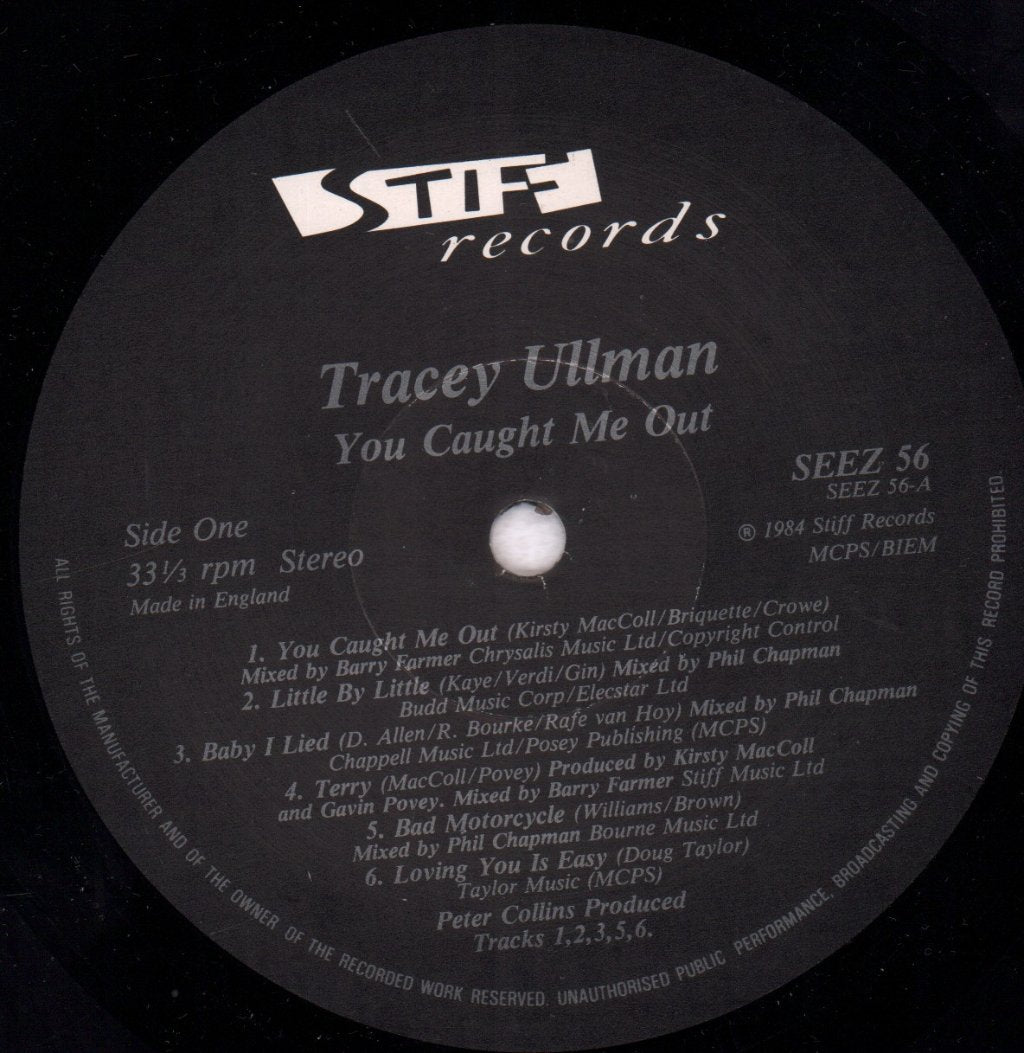 Tracey Ullman - You Caught Me Out - Lp