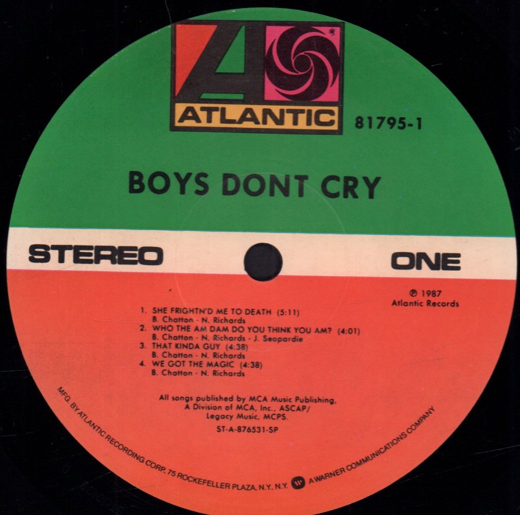 Boys Don't Cry - Boys Don't Cry - Lp