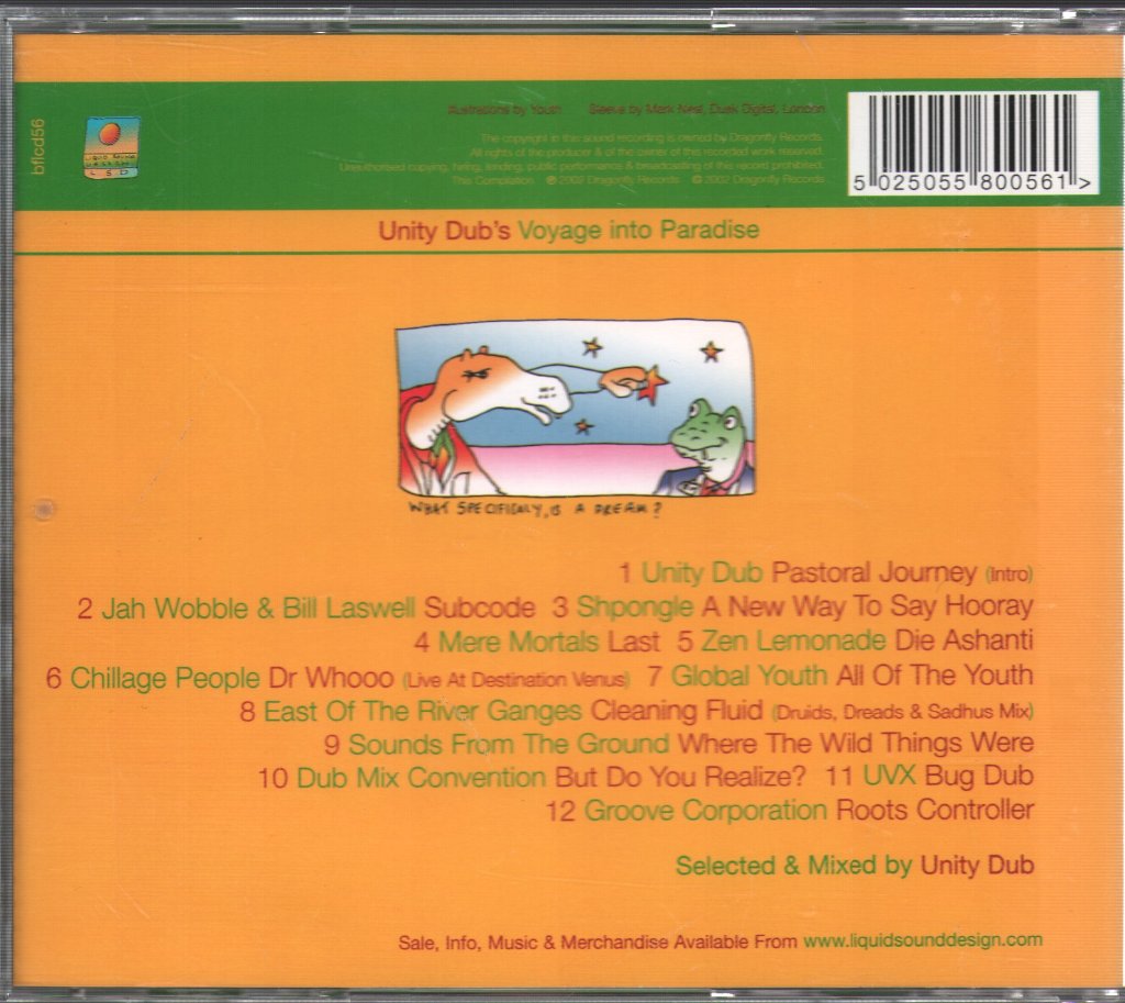 Various Artists - Unity Dub's Voyage Into Paradise - Cd