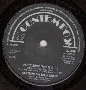 Gentlemen And Their Ladies - Party Bump - 7 Inch