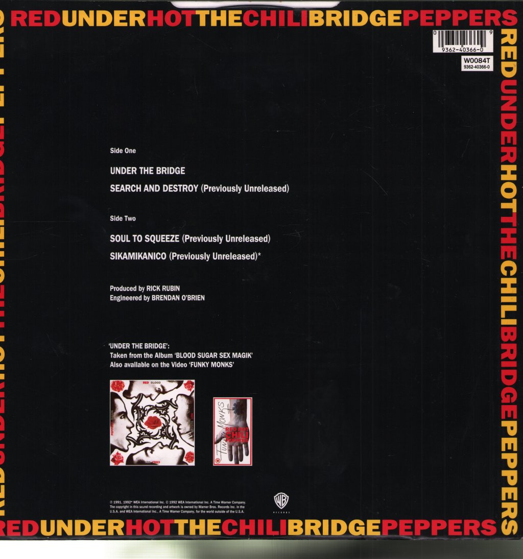 Red Hot Chili Peppers - Under The Bridge - 12 Inch