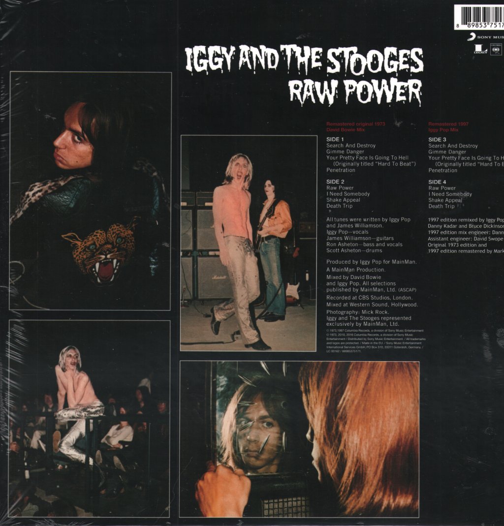 Iggy And The Stooges - Raw Power - Double Lp