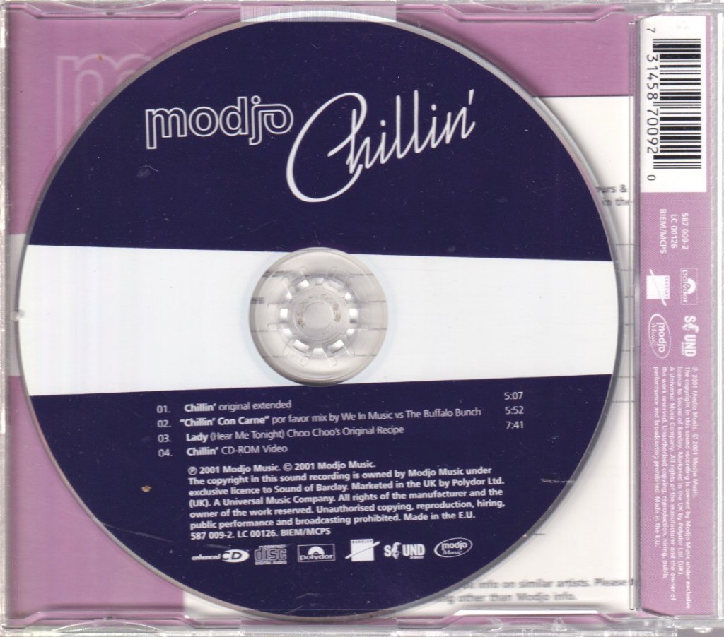 Modjo - Chillin' - Cd