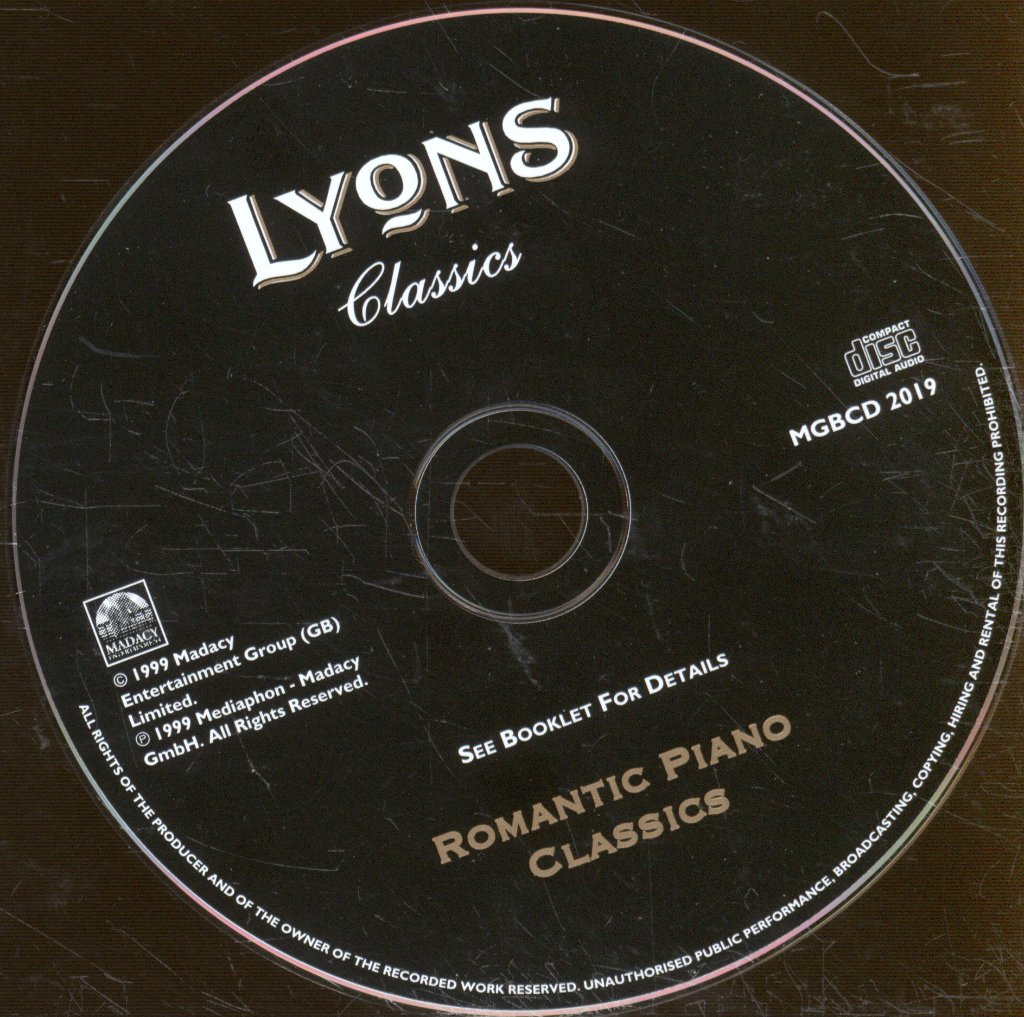 Various Artists - Lyons Classics Collection - Romantic Piano Classics - Cd