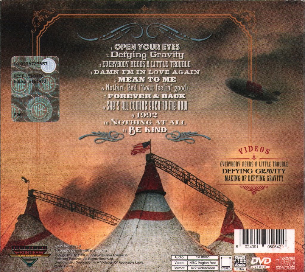 Mr. Big - Defying Gravity - Cd