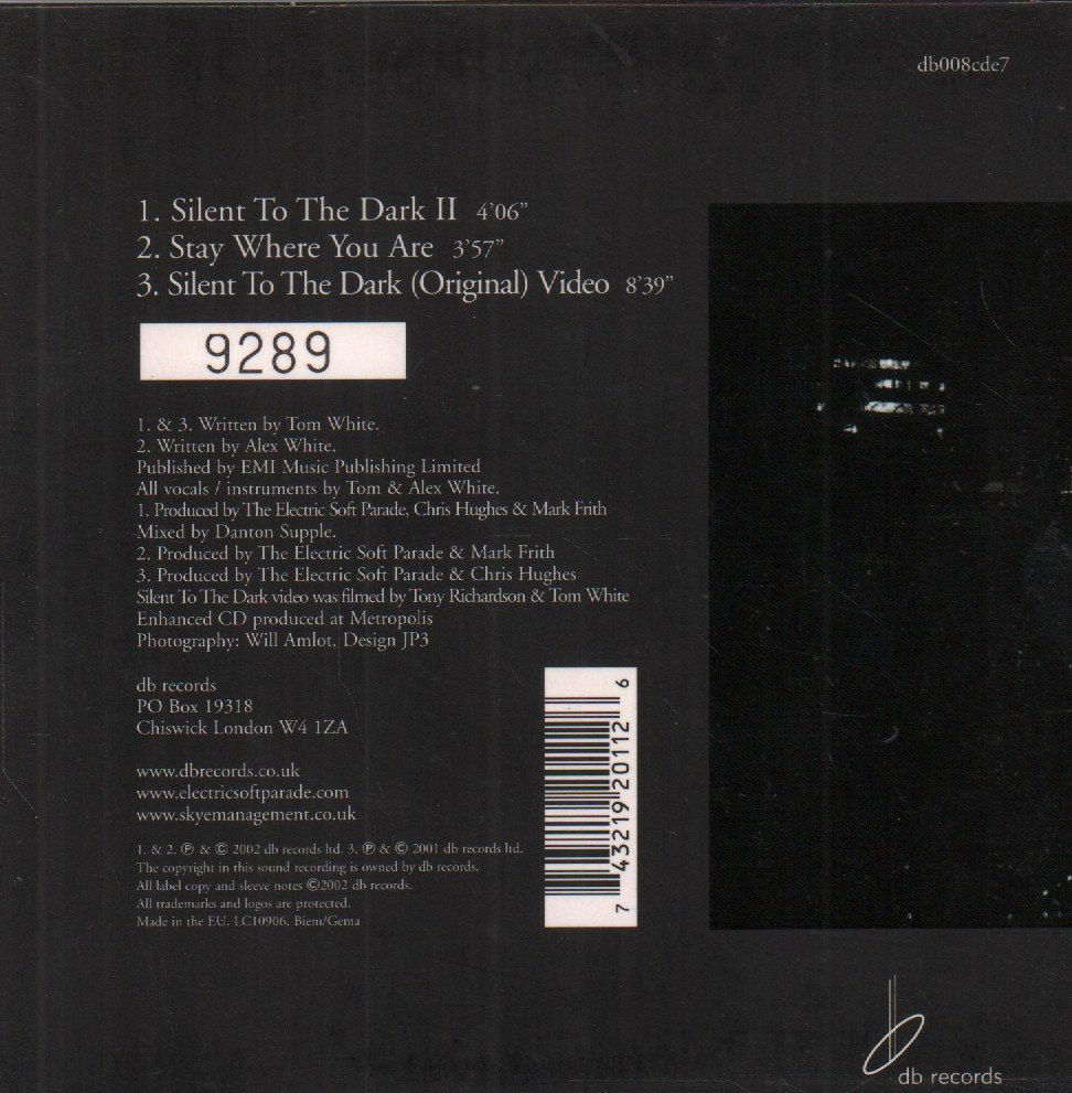 Electric Soft Parade - Silent To The Dark 2 - Cd