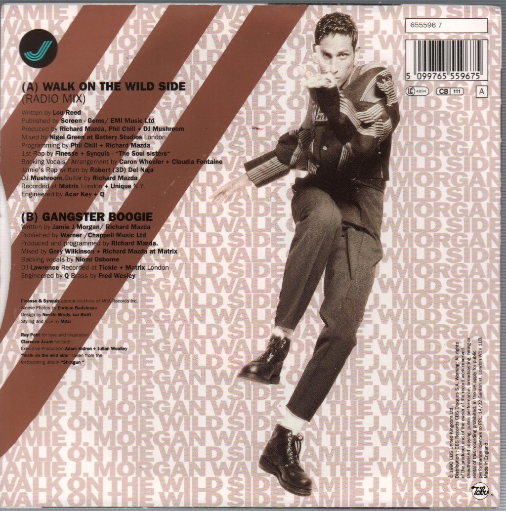 Jamie J Morgan - Walk On The Wild Side - 7 Inch