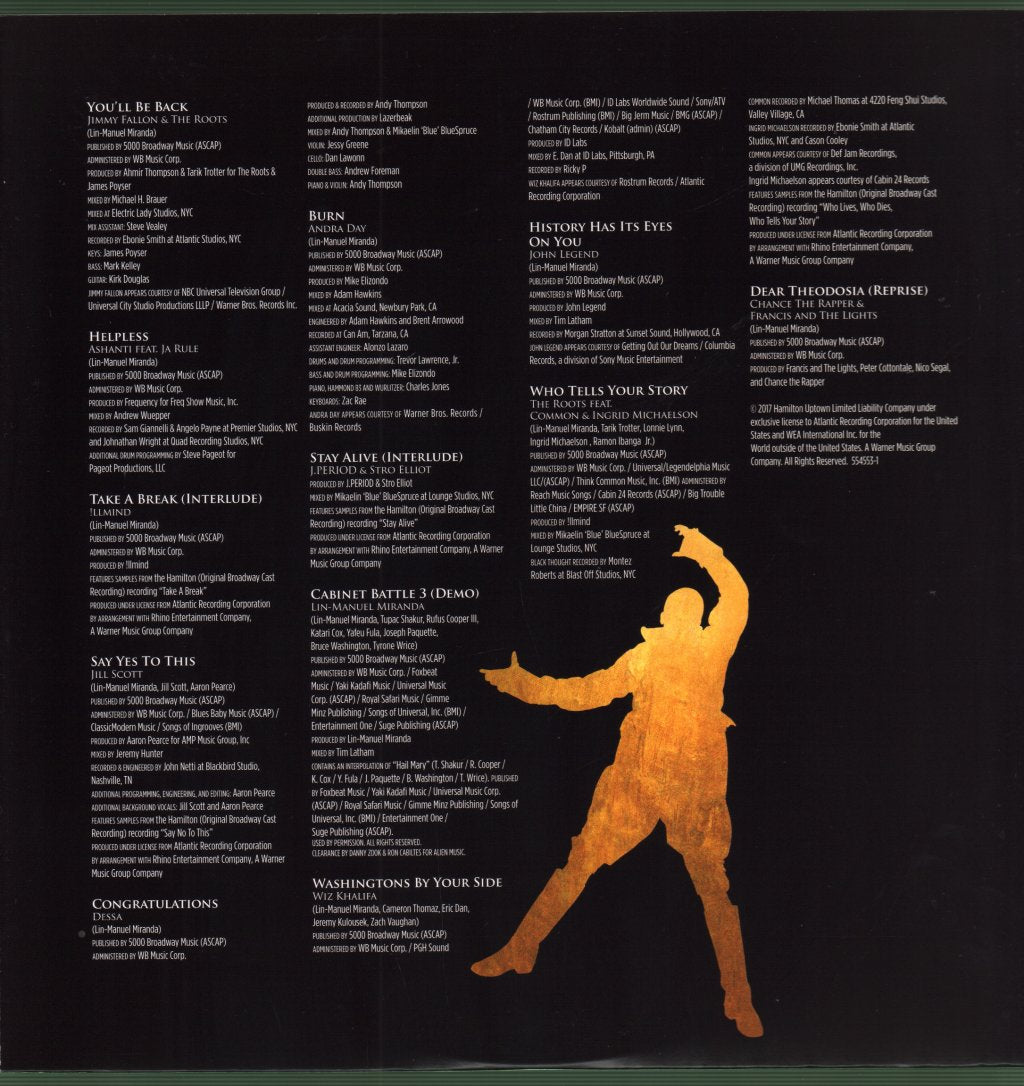 Various Artists - Hamilton Mixtape - Double Lp