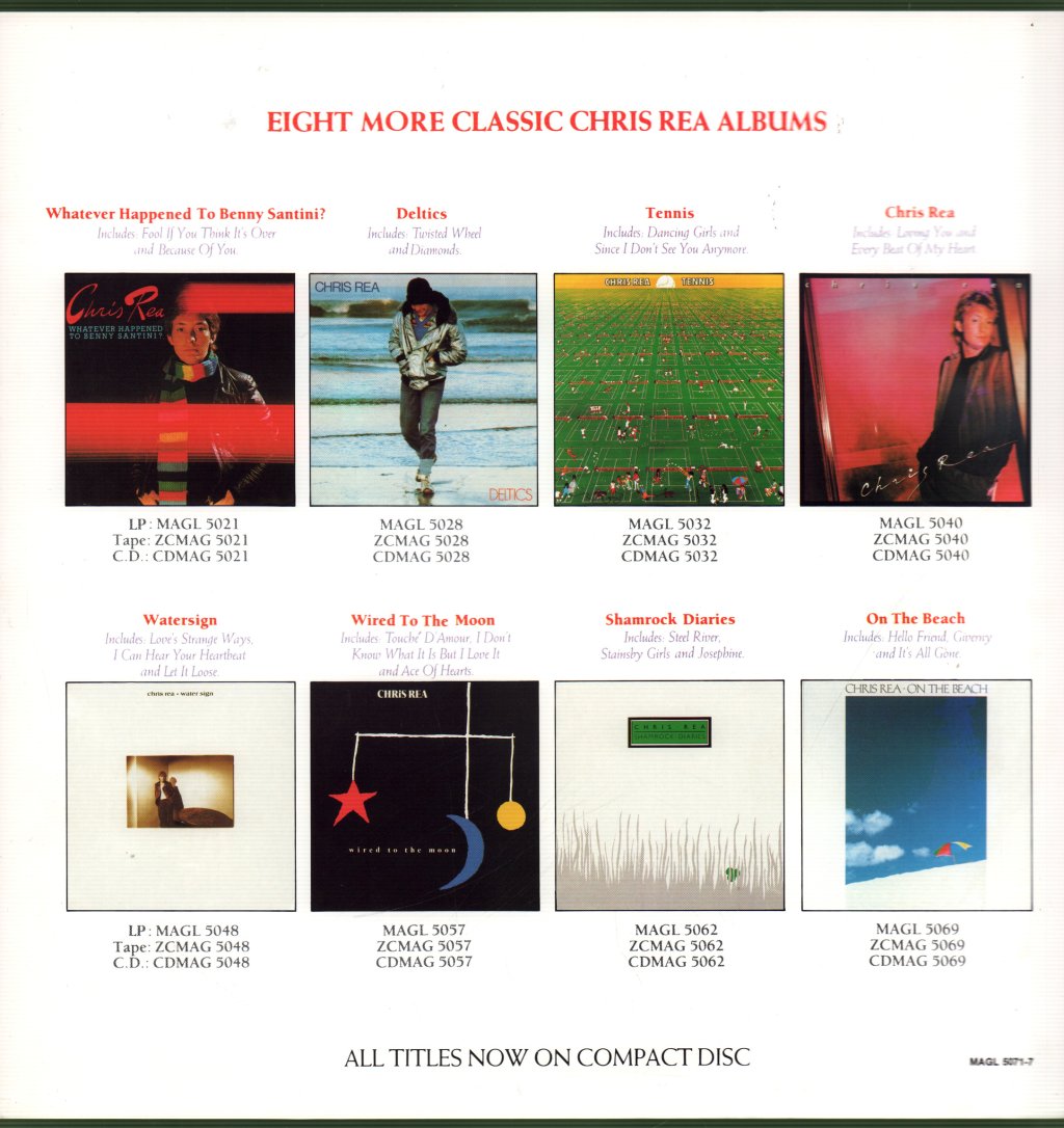 Chris Rea - Dancing With Strangers - Lp