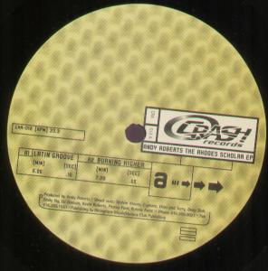 Andy Roberts (Dance) - Rhodes Scholar Ep - 12 Inch