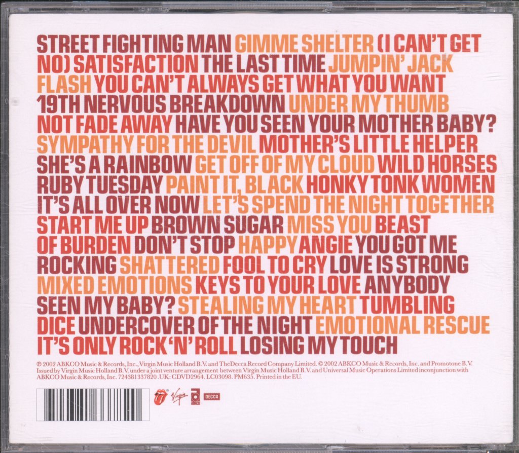 Rolling Stones - Forty Licks - Double Cd