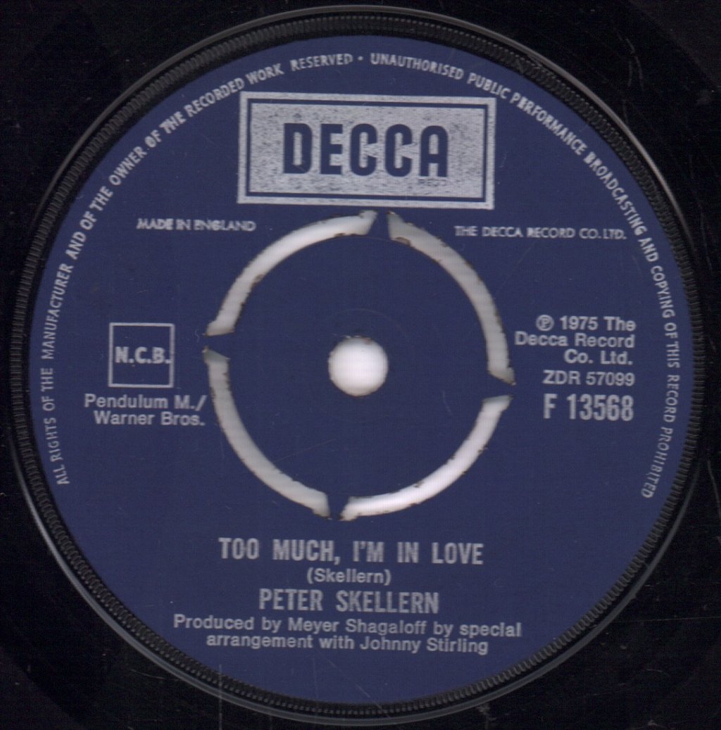 Peter Skellern - Hold On To Love - 7 Inch