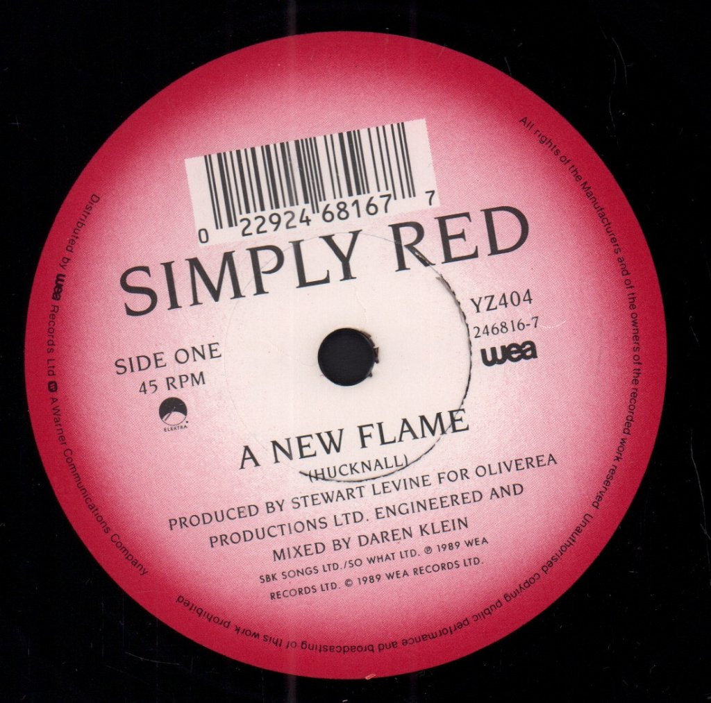 Simply Red - A New Flame - 7 Inch