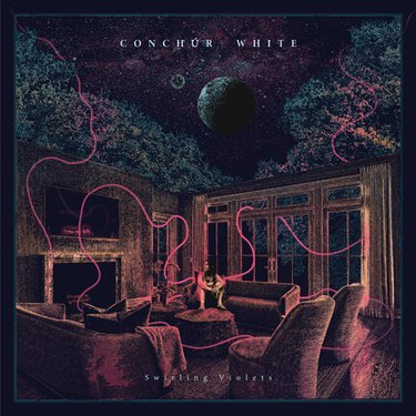 Conchur White - Swirling Violets - Lp