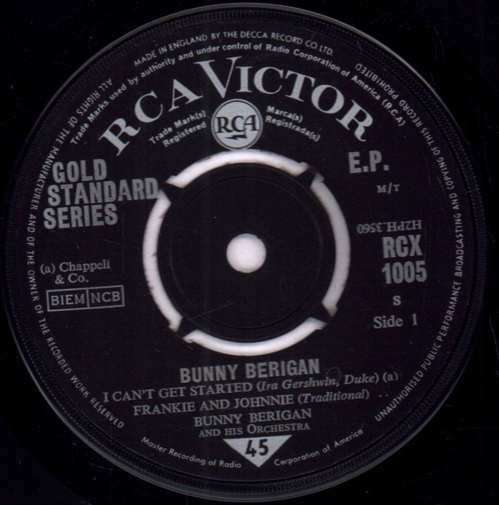Bunny Berigan And His Orchestra - Bunny Berigan - 7 Inch