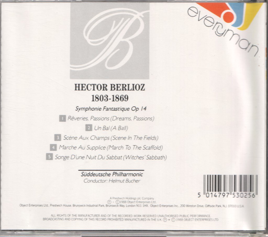Suddeutsche Philharmonie - Berlioz - Symphonie Fantastique - Cd