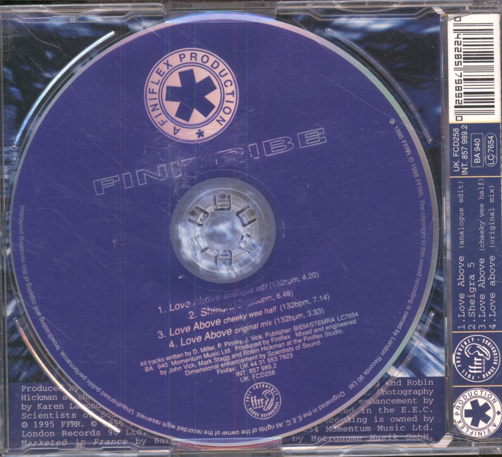 Finitribe - Love Above / Sheigra 5 - Cd