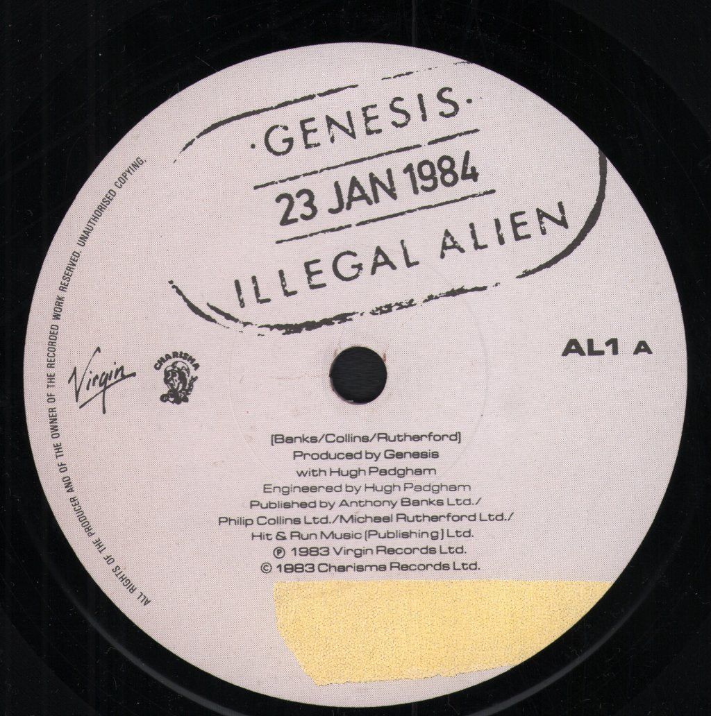 Genesis - Illegal Alien - 7 Inch