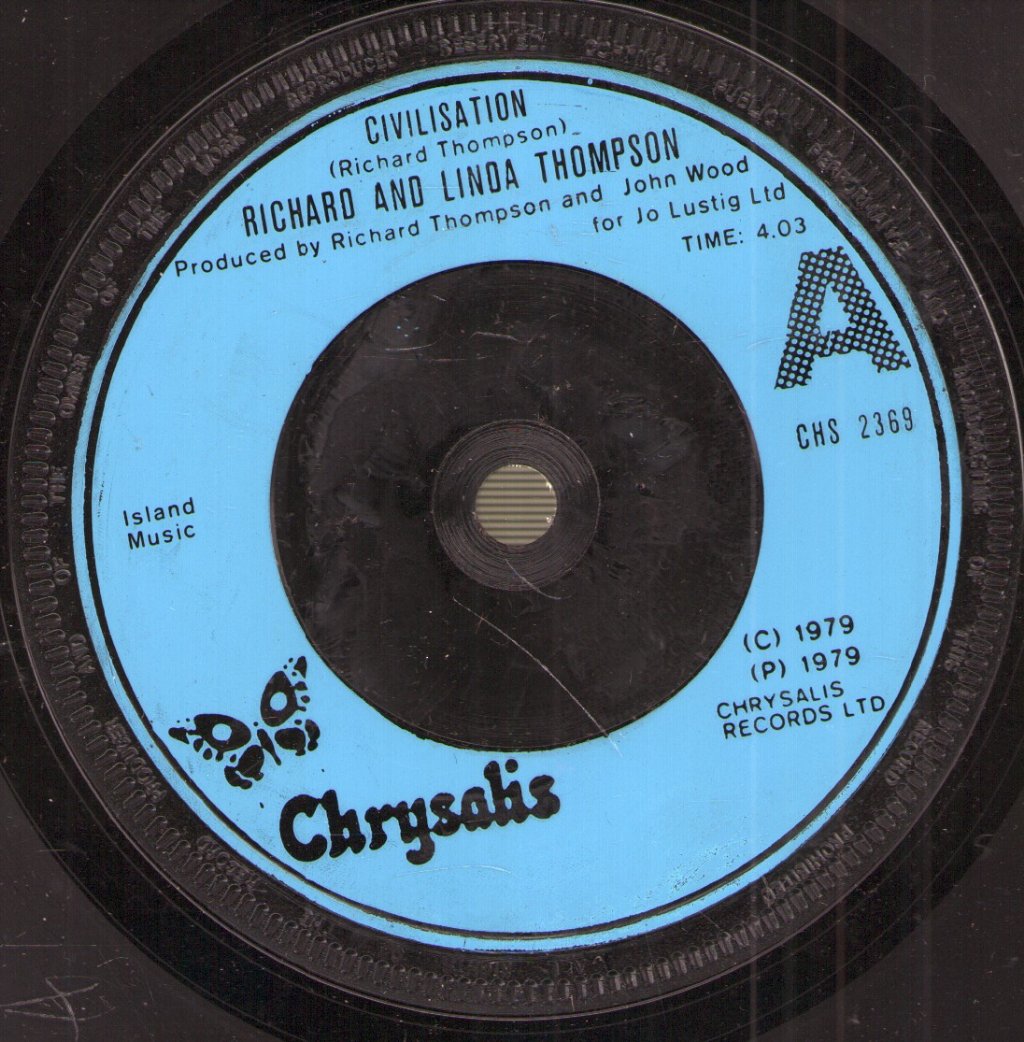 Richard & Linda Thompson - Georgie On A Spree / Civilisation - 7 Inch