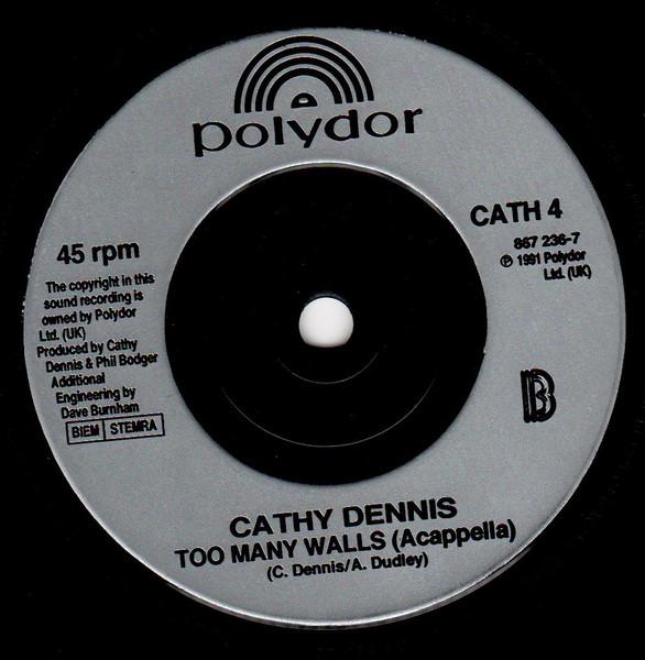 Cathy Dennis - Too Many Walls - 7 Inch