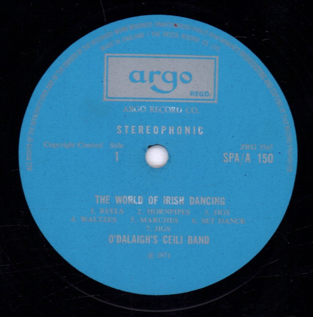O' Dalaigh's Ceili Band - World Of Irish Dancing - Lp