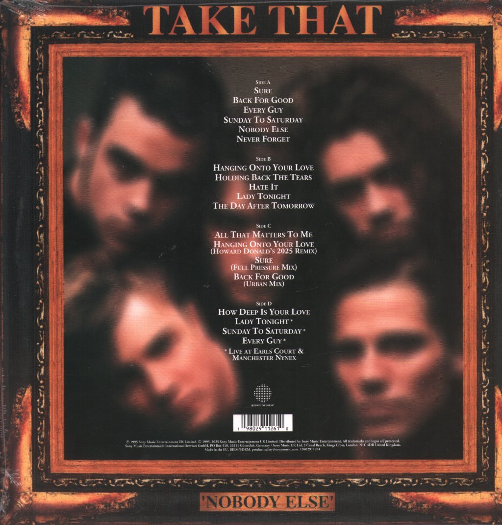 Take That - Nobody Else - Double Lp