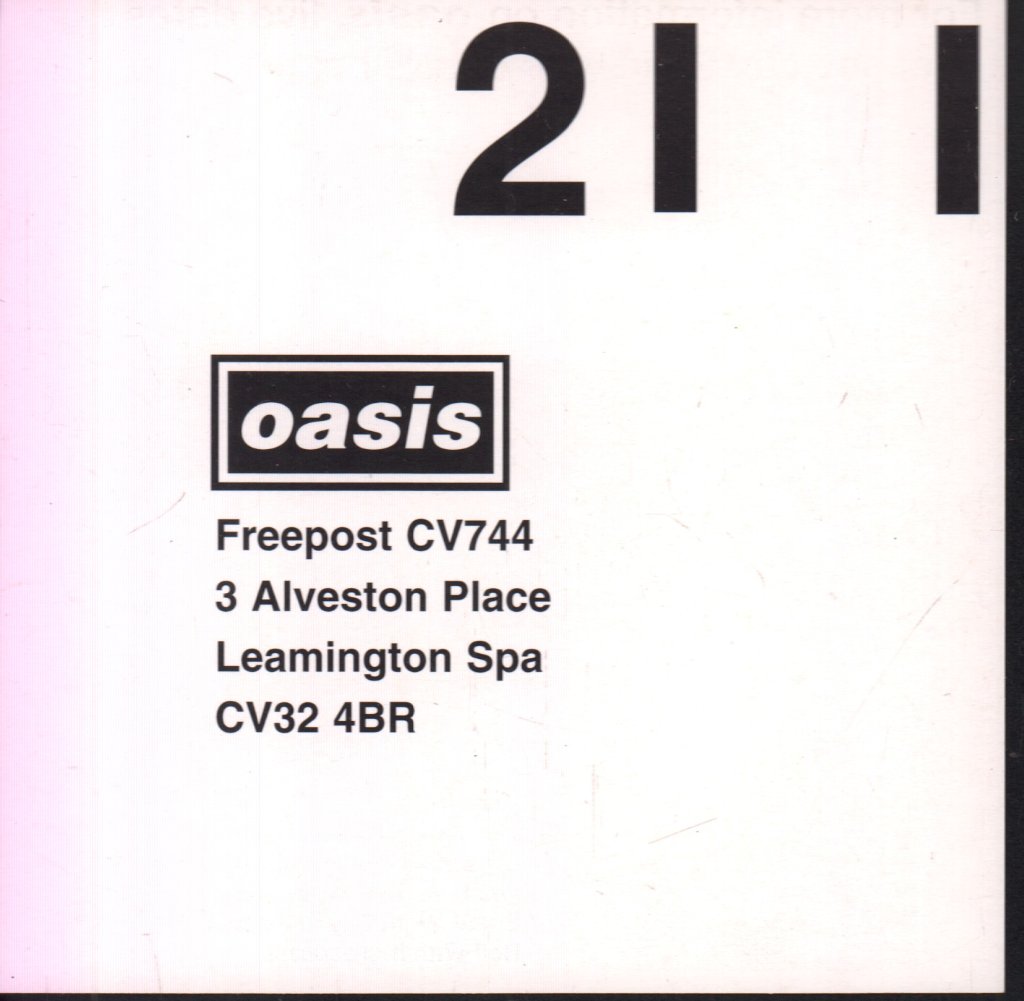 Oasis (Manchester Group) - Roll With It - 7 Inch