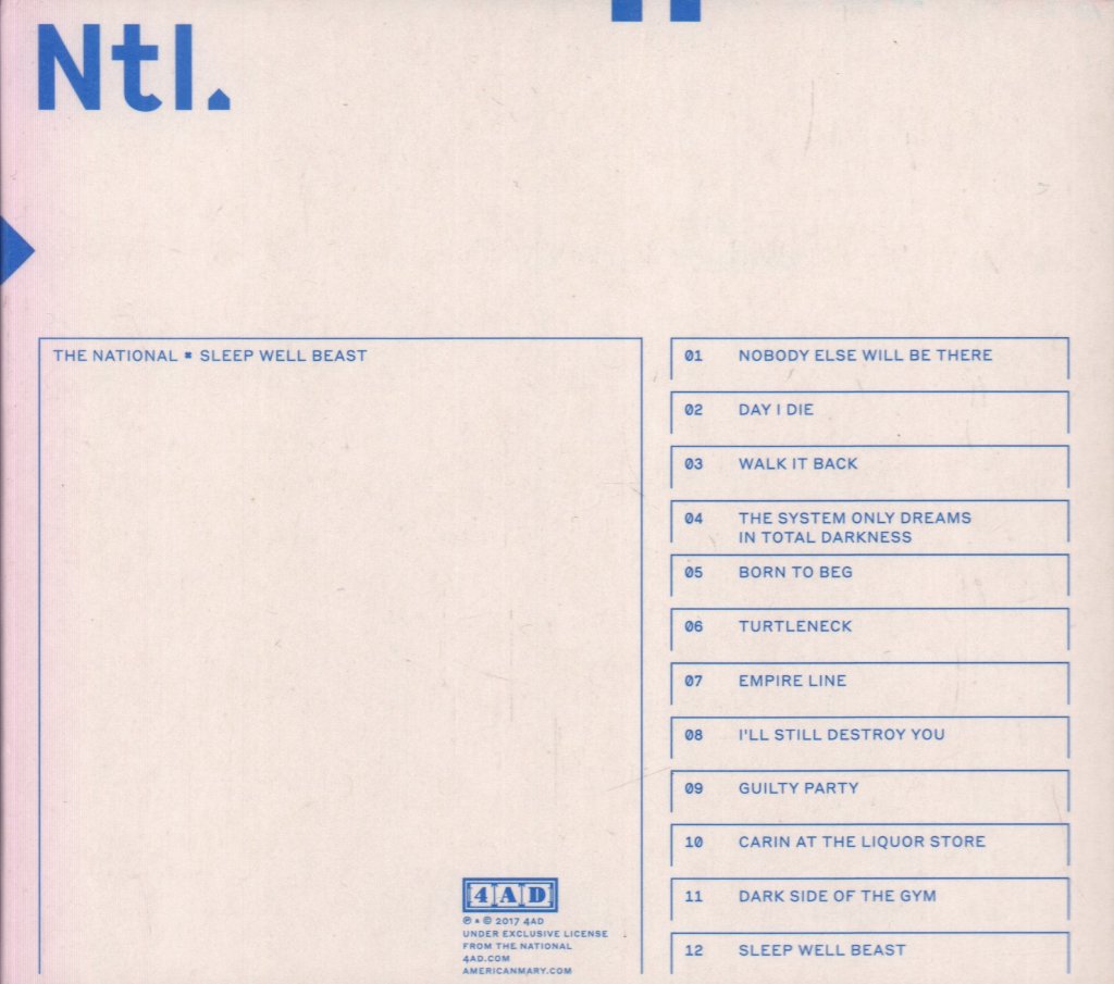National - Sleep Well Beast - Cd