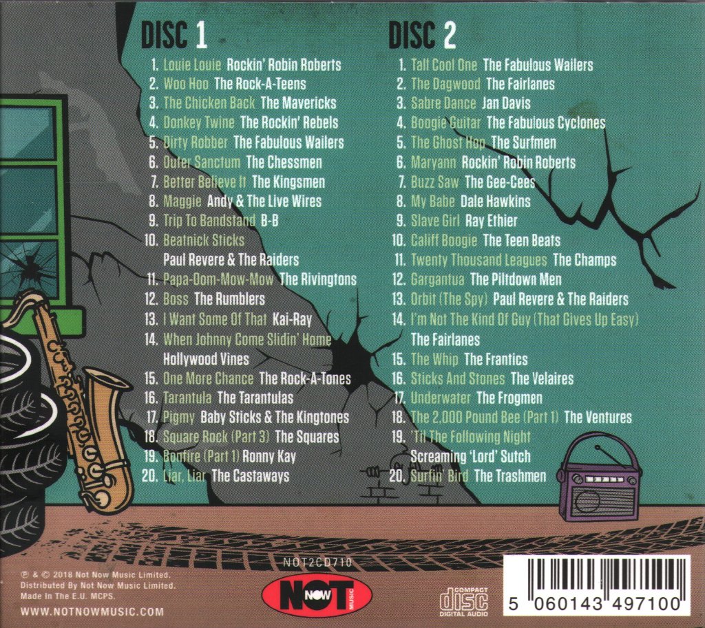 Various Artists - Early Sounds Of Garage Rock - Double Cd