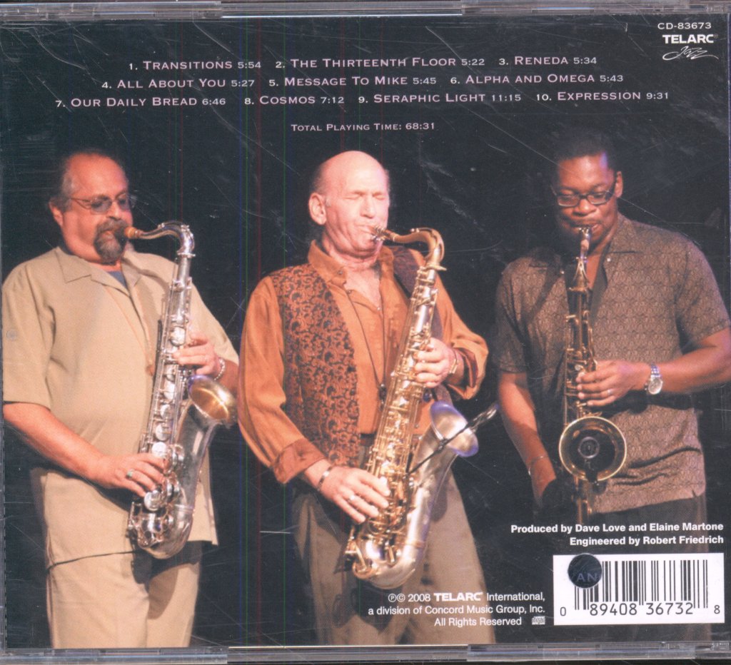 Joe Lovano, Dave Liebman, Ravi Coltrane - Saxophone Summit - Seraphic Light - Cd