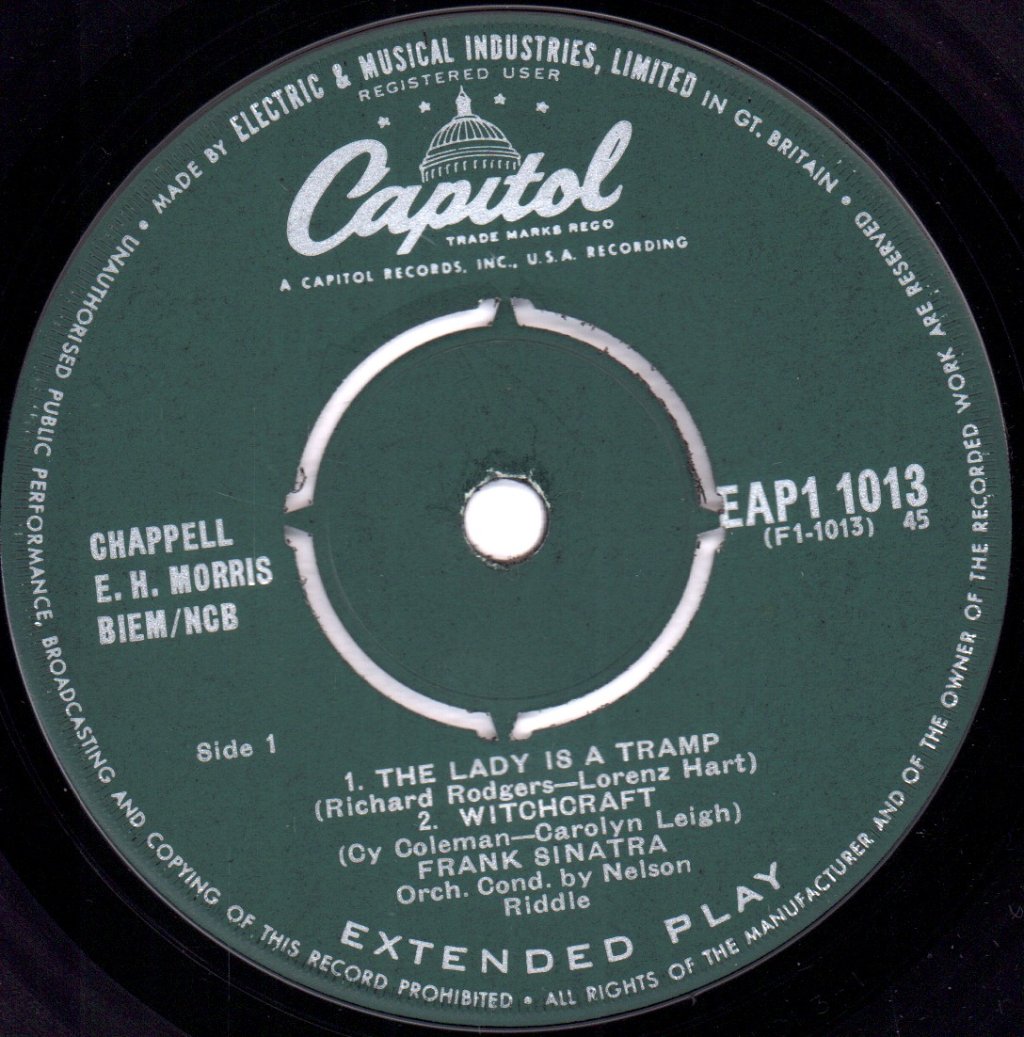 Frank Sinatra - Lady Is A Tramp - 7 Inch
