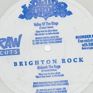 Blue Murder/Brighton Rock - Valley Of The Kings/Unleash The Rage - 7 Inch