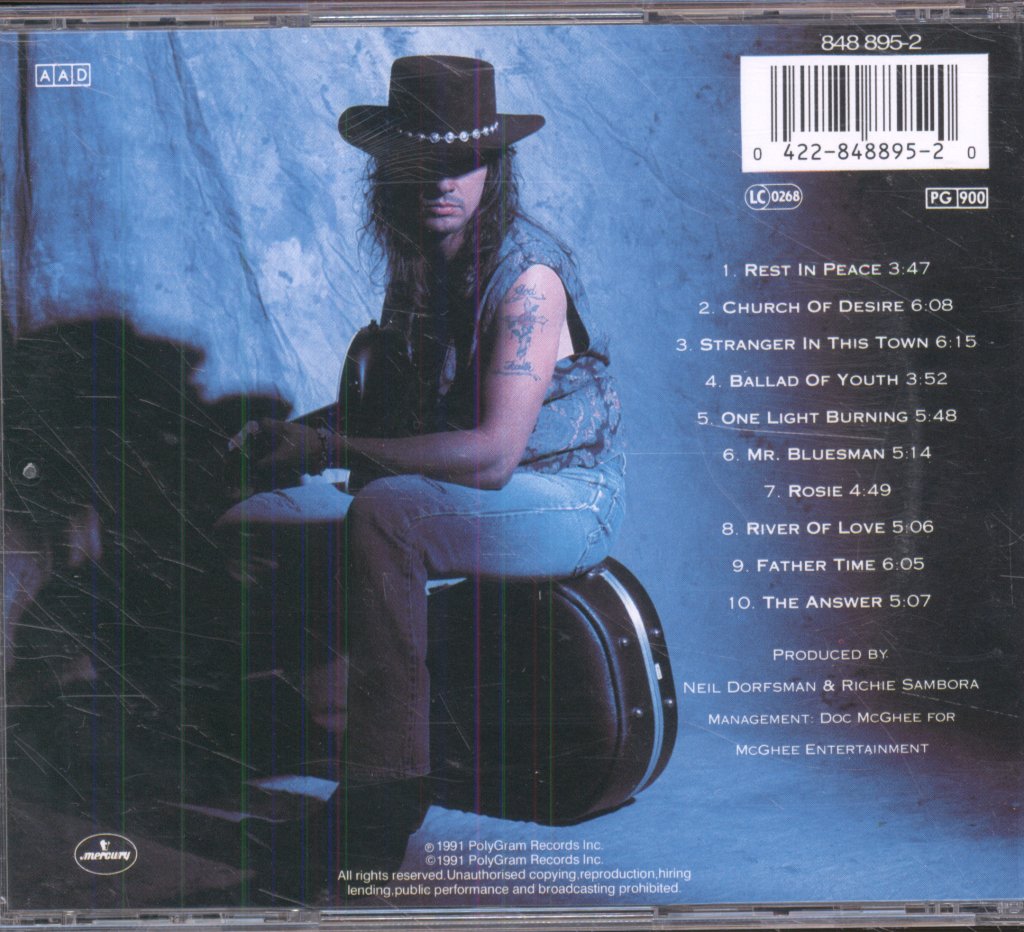 Richie Sambora - Stranger In This Town - Cd