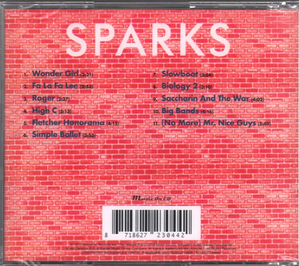 Sparks - Sparks - Cd