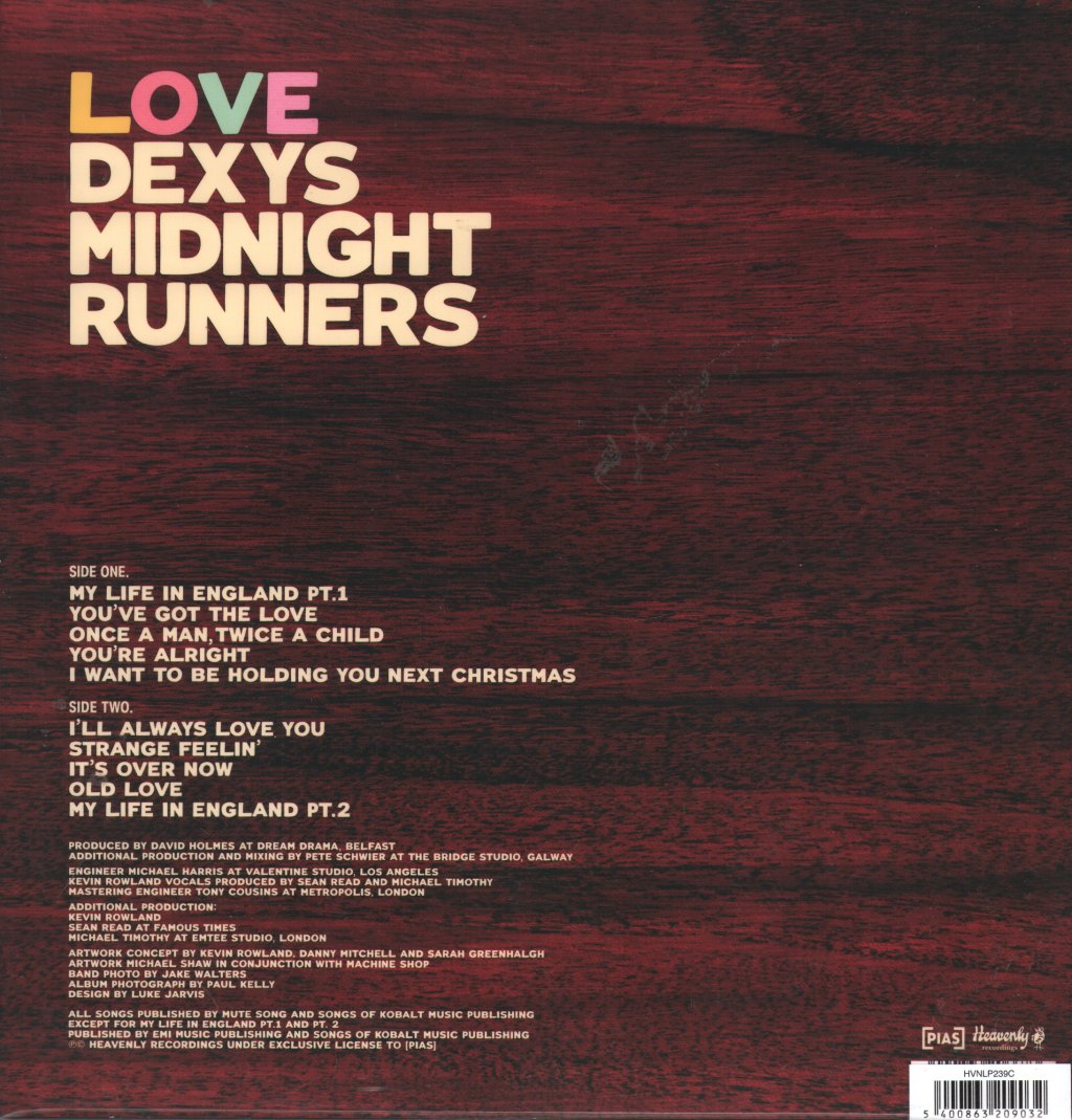 Dexys Midnight Runners - LOVE - Lp