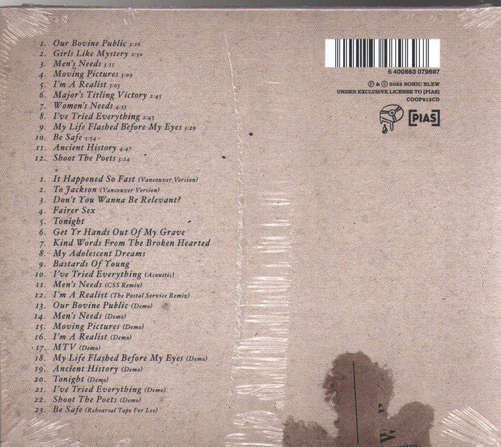 Cribs - Men's Needs, Women's Needs, Whatever - Double Cd