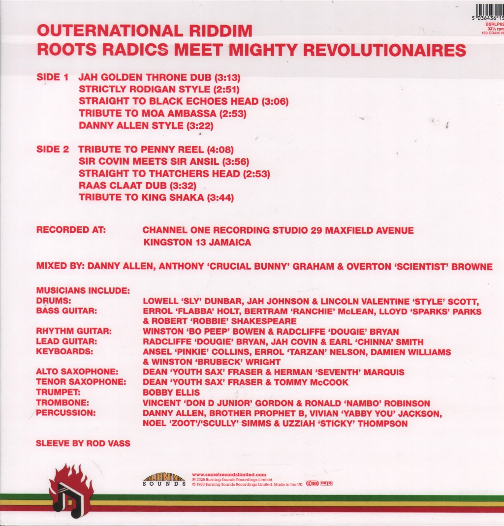 Roots Radics Meet Mighty Revolutionaries - Outernational Riddim - Lp