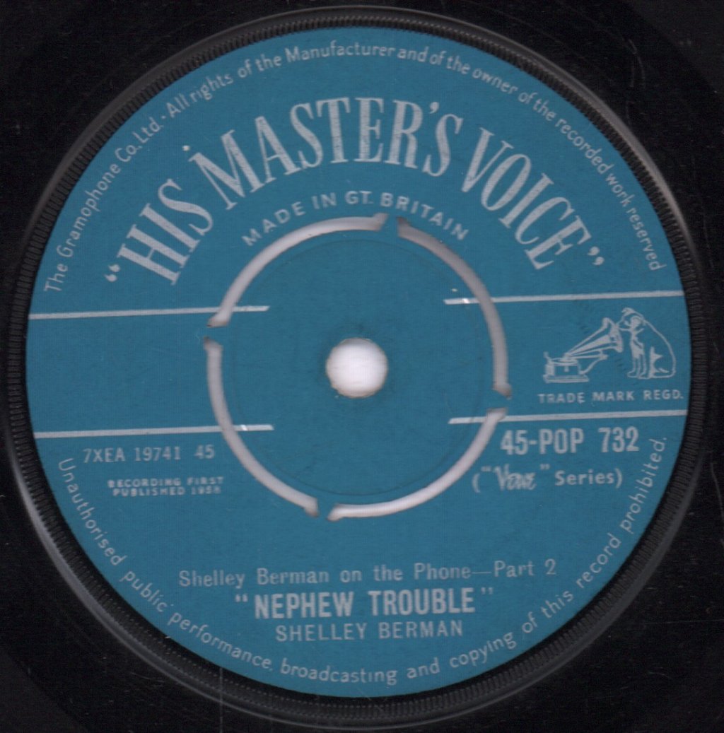 Shelley Berman - On The Phone - 7 Inch