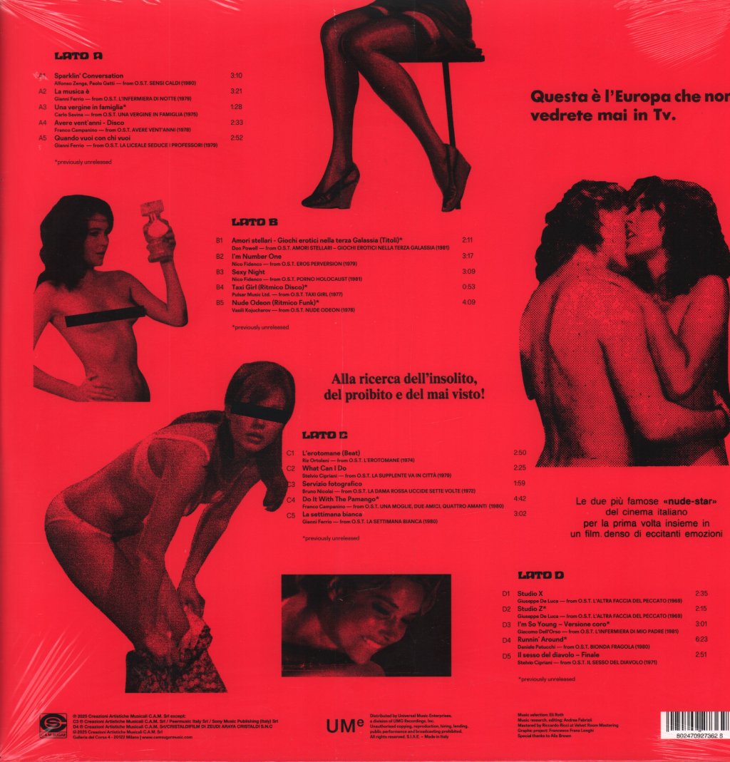 Various Artists - Eli Roth's Red Light Disco - Double Lp