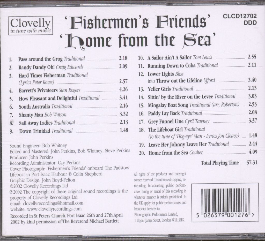 Port Isaac's Fisherman's Friends - Home From The Sea - Cd