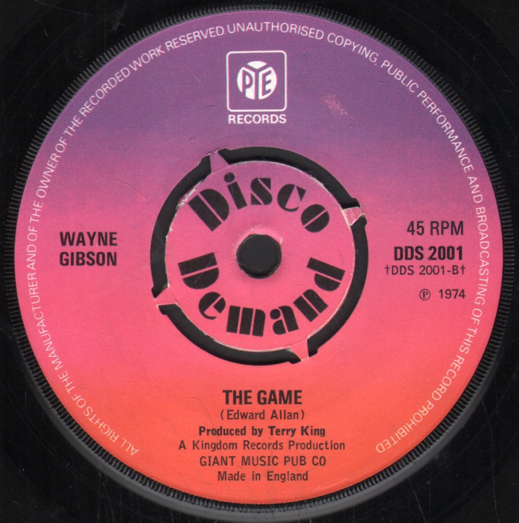 Wayne Gibson - Under My Thumb - 7 Inch