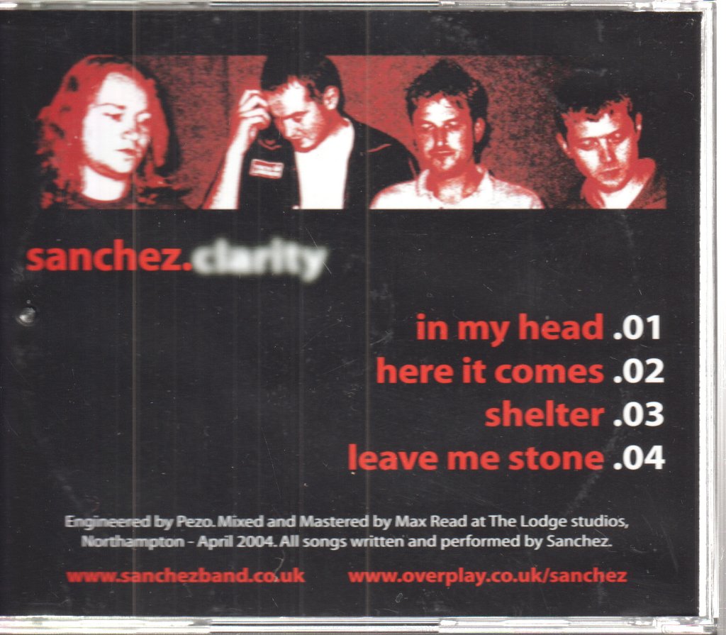 Sanchez (Rock) - Clarity E.P. - Cd