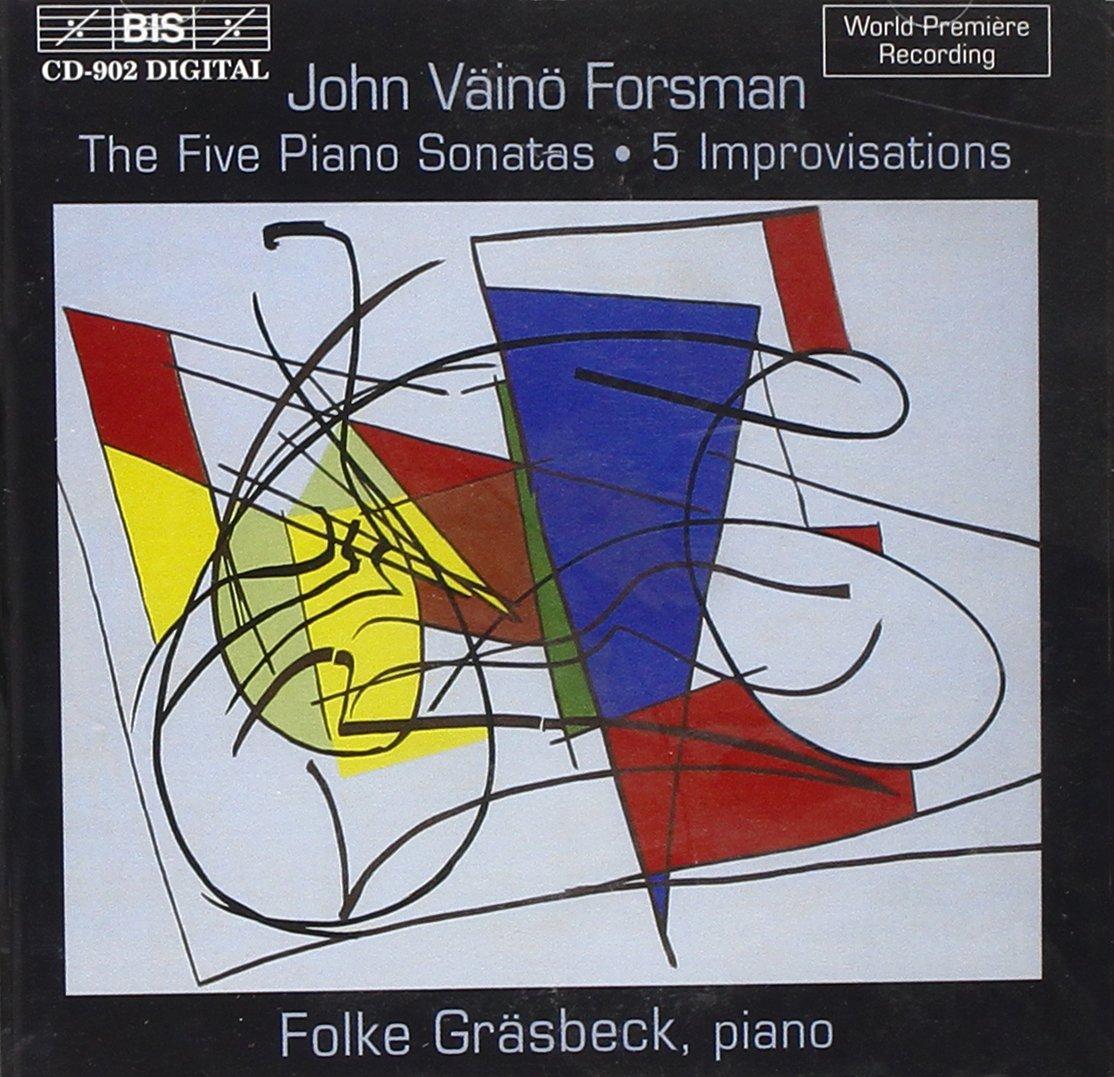 Folke Grasbeck - Forsman/Five Piano Sonatas - Cd