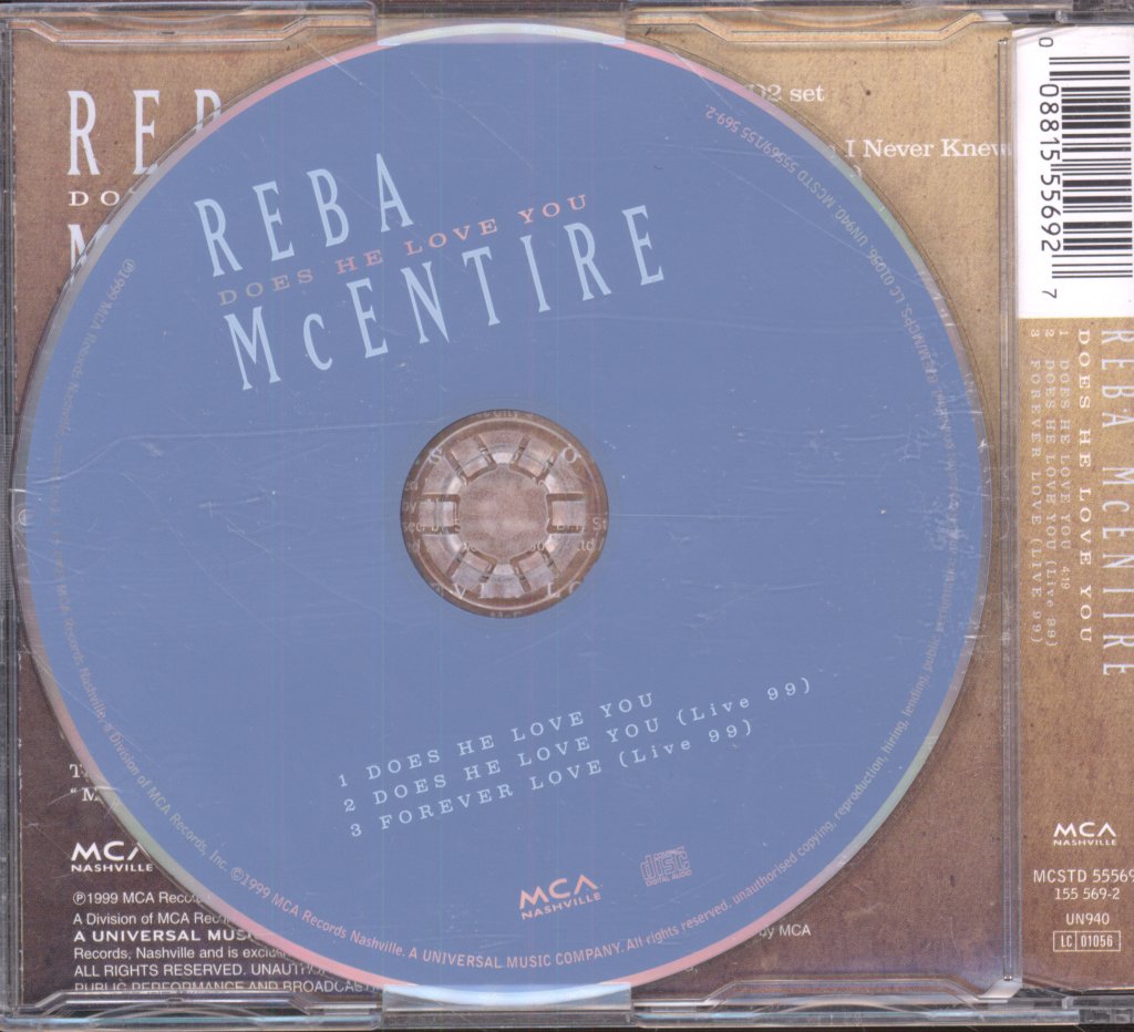 Reba McEntire - Does He Love You - Cd