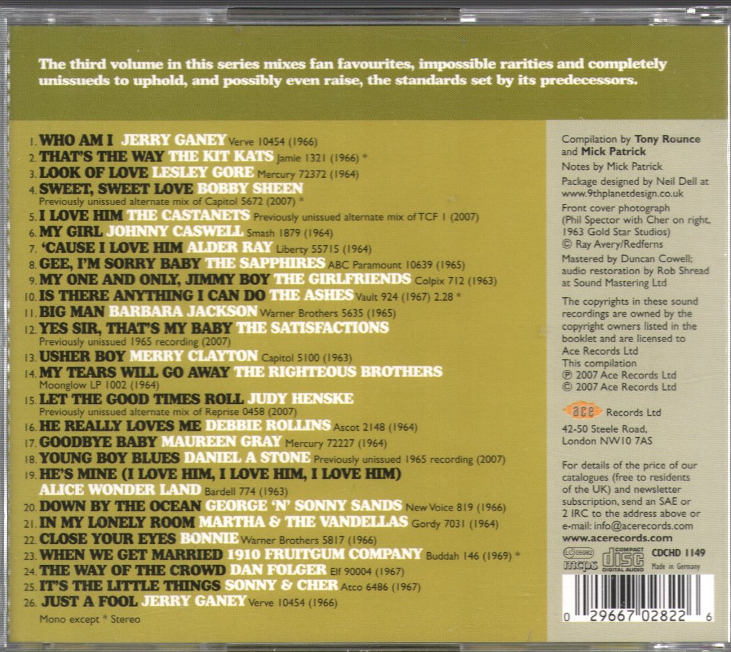 Various Artists - Phil's Spectre III - A Third Wall Of Soundalikes - Cd